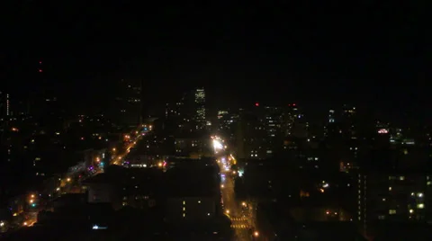 San Francisco at Night Stock Footage 32420105
