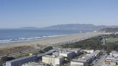 San Francisco Ocean Beach Stock Footage 115920649