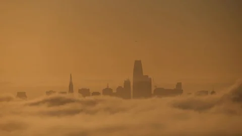 San Francisco Panorama Stock Footage 97697396