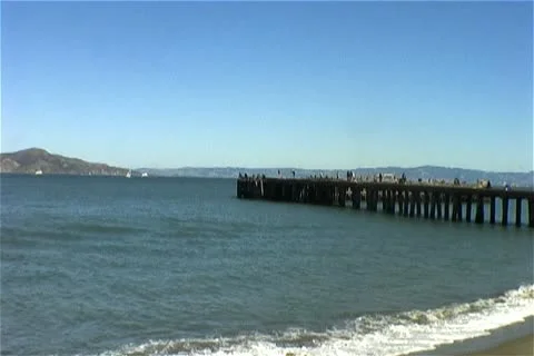 San Francisco Pier Stock Footage 14818998