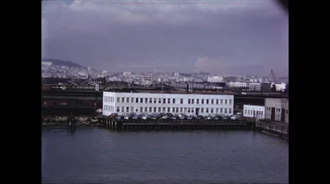 San Francisco Port Video stock 47646596
