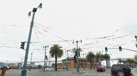 San Francisco Road Bridge View Stock Footage 58428371