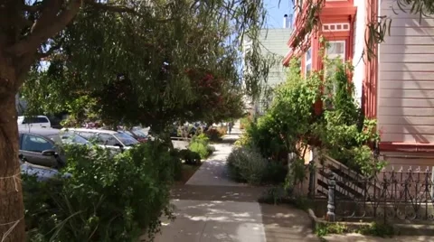 San Francisco Sidewalk Stock Footage 56332070