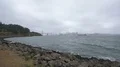 San Francisco Skyline and Bay Bridge In Fog 4k or 4k+ Resolution