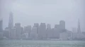 San Francisco Skyline and Ocean In Fog 4k or 4k+ Resolution
