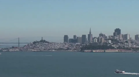 San francisco skyline 스톡 동영상 8996993