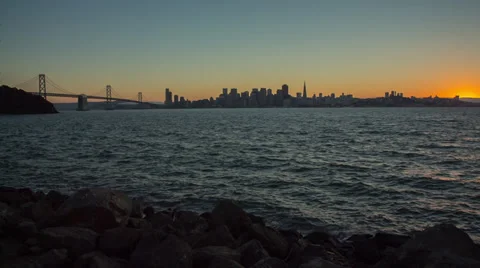 San Francisco Skyline Stock Footage 35520428
