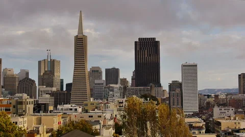 San Francisco Skyline 库存影片 45043844