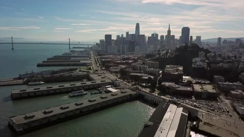 San Francisco skyline Video stock 167096218