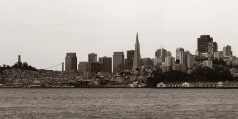 San Francisco skyline Stock Photos