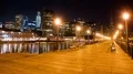 San Francisco Skyline from Pier 7 Time Lapse Tilt Up 4k or 4k+ Resolution