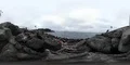 San Francisco Skyline from Trasure Island VR 360 4k or 4k+ Resolution