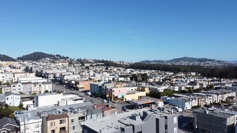 San Francisco SunSet District Stock Footage 128534181