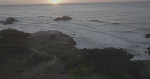 San Francisco - Sutro Baths006 Stock Footage 250563889