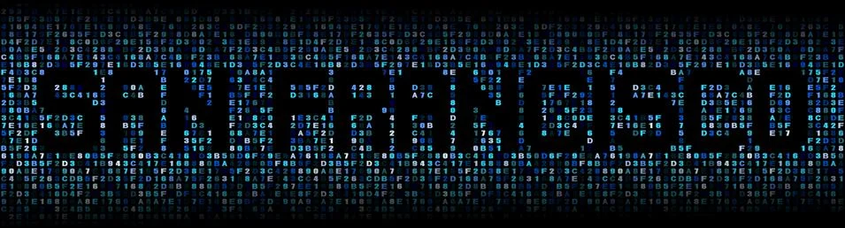 San Francisco text on hex code illustration イラスト素材