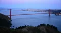 San Francisco Time Lapse Cityscape 05 Golden Gate Bridge Sunset to Night HD Footage