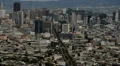 San Francisco Time Lapse Cityscape 09 Clouds above downtown HD Footage
