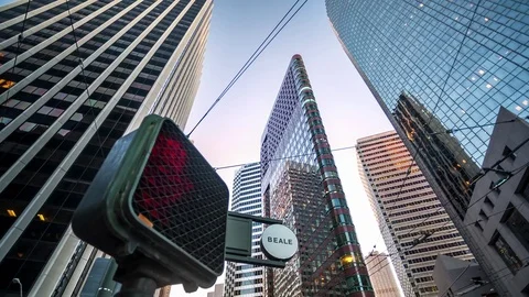 SAN FRANCISCO Time lapse downtown streets CA 4K Stock Footage 84742095