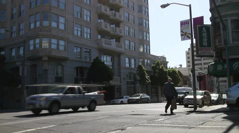 San Francisco Traffic Stock Footage 32420168