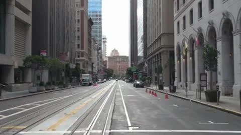 San Francisco Tram Video stock 10595395