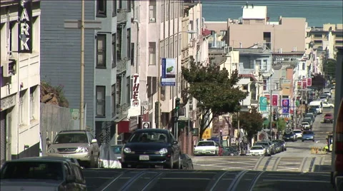 San Francisco Trolley Stock Footage