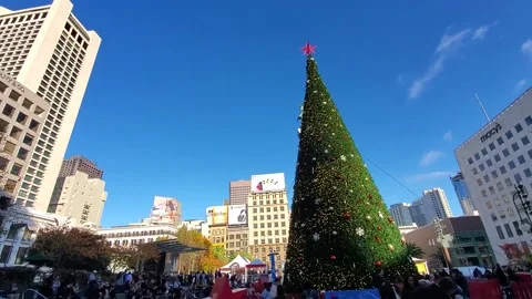 San Francisco Union Square 1 Stock Footage 157338286