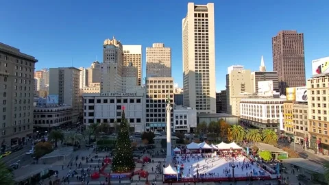 San Francisco Union Square 3 Stock Footage 157338460