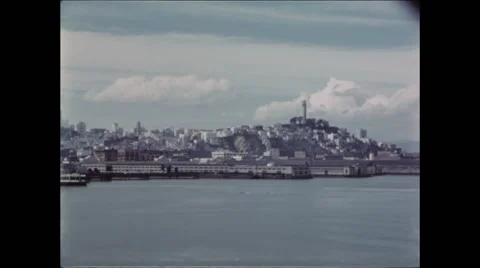 San Francisco View from the Bay Video stock 47644112