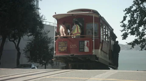 San Fransisco Cable Car 库存影片 63410281
