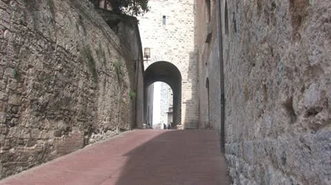 San Gimignano Stock Footage 12916136