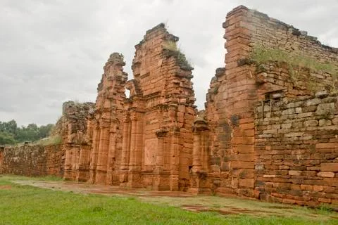 San ignacio mini ruins Stock Photos