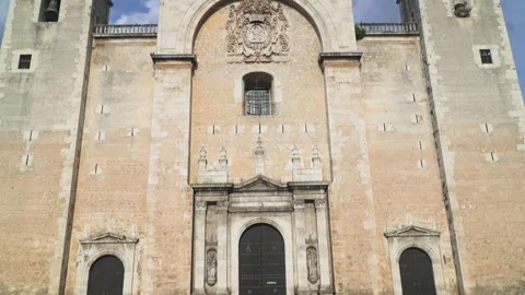 San Ildefonso Cathedral also known as the Merida Cathedral, Yucatan, Mexico Video stock 157674854