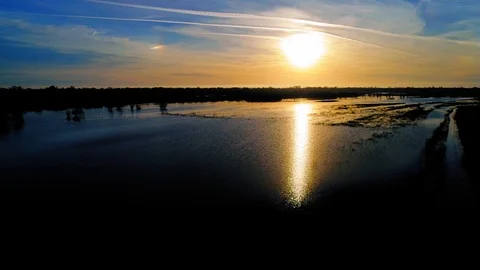 San Joaquin River Stock Footage 90390349