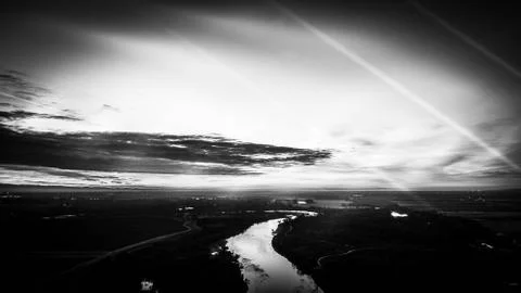 San Joaquin River Foto stock