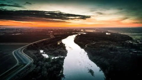 San Joaquin River Stock Photos