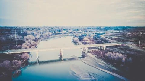 San Joaquin River Foto stock
