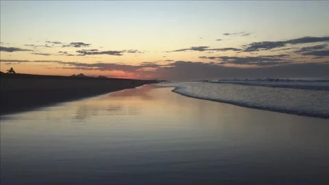 San jose del cabo amanecer playa1 Stock Footage