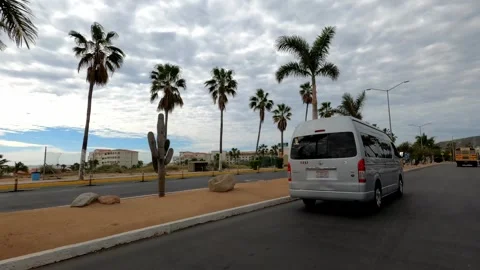 San Jose del Cabo, BCS February 22 2020 BCS Mexico Driving Stock Footage 268332136