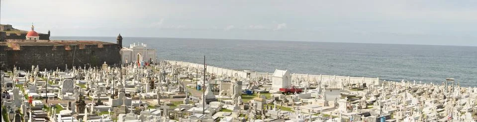 San Juan graveyard Stock Photos