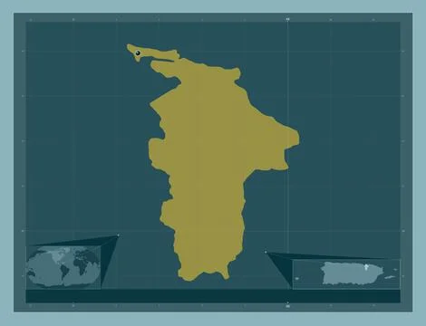 San Juan, Puerto Rico. Solid color shape Stock Illustration