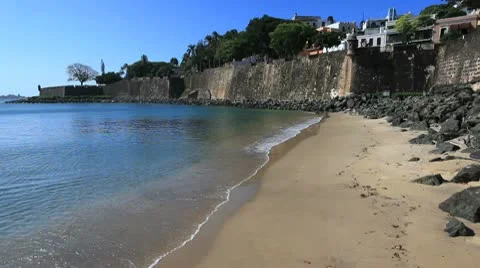 San Juan waterfront Stock Footage 9455641