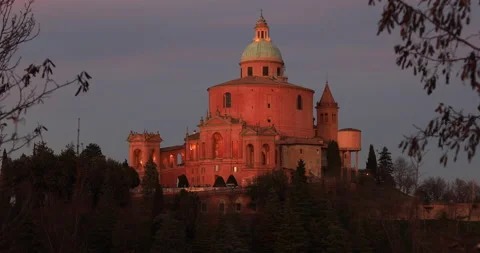 San Luca sanctuary Stock Footage 170861413