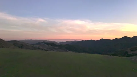 San Luis Obispo Spring Ranch - Pismo Sunset Video stock 296930534