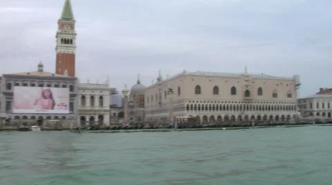San Marco lagoon 01 Video stock 33005875