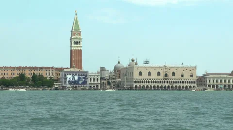 San Marco lagoon 06 Video stock 33006971