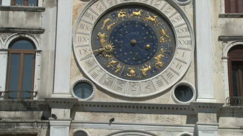 San Marco Saint Mark's Square in Venice, Italy Stock Footage 717420