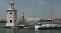 San Marco Square, Campanile, Palazzo Ducale, Cruise Ship, Sail Boat HD Footage