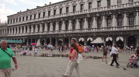 San Marco Square in Venice Stock Footage 7752006