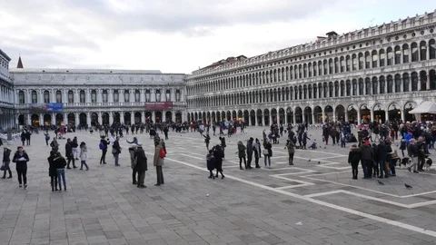 San Marco Square Venice 스톡 동영상 74659238