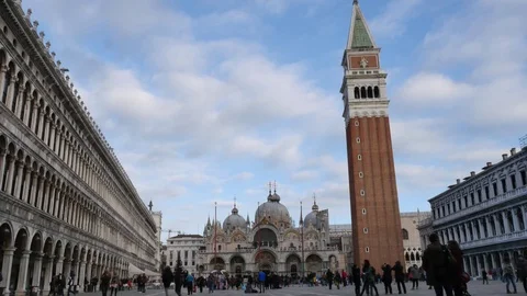 San Marco Square Venice 스톡 동영상 74659254